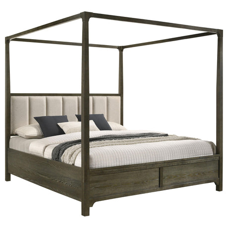  Coaster Furniture Gran Park 224931KW-S5 7 pc California King Canopy Bedroom Set IMAGE 2