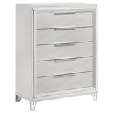  Coaster Furniture Marmore 224961KE-S5 7-piece King Panel Bedroom Set IMAGE 6