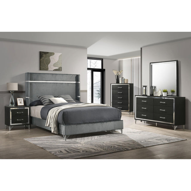  Coaster Furniture Lucia 224991KE-S5 7-piece King Panel Bedroom Set IMAGE 1