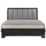  Crown Mark Jaymes B6580 7 pc Queen Sleigh Storage Bedroom Set IMAGE 2