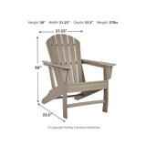  Signature Design by Ashley Sundown Treasure P014P1 2-piece Outdoor Seating Set IMAGE 7