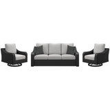  Signature Design by Ashley Beachcroft P792P8 3 pc Outdoor Seating Set IMAGE 1