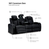  Signature Design by Ashley Caveman 90703U1 2 pc Power Reclining Living Room Set IMAGE 4