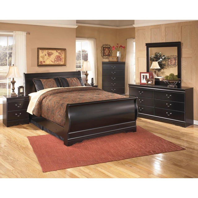  Signature Design by Ashley Huey Vineyard B128B35 6 pc Full Sleigh Bedroom Set IMAGE 1