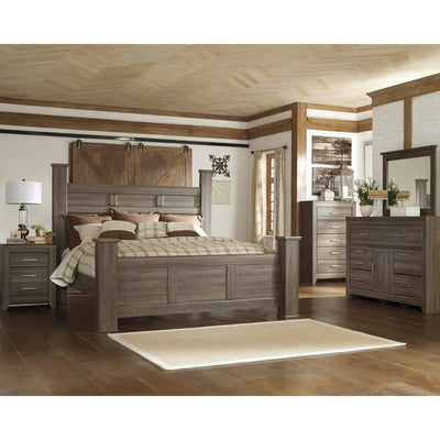  Signature Design by Ashley Juararo B251B25 8 pc California King Poster Bedroom Set IMAGE 1