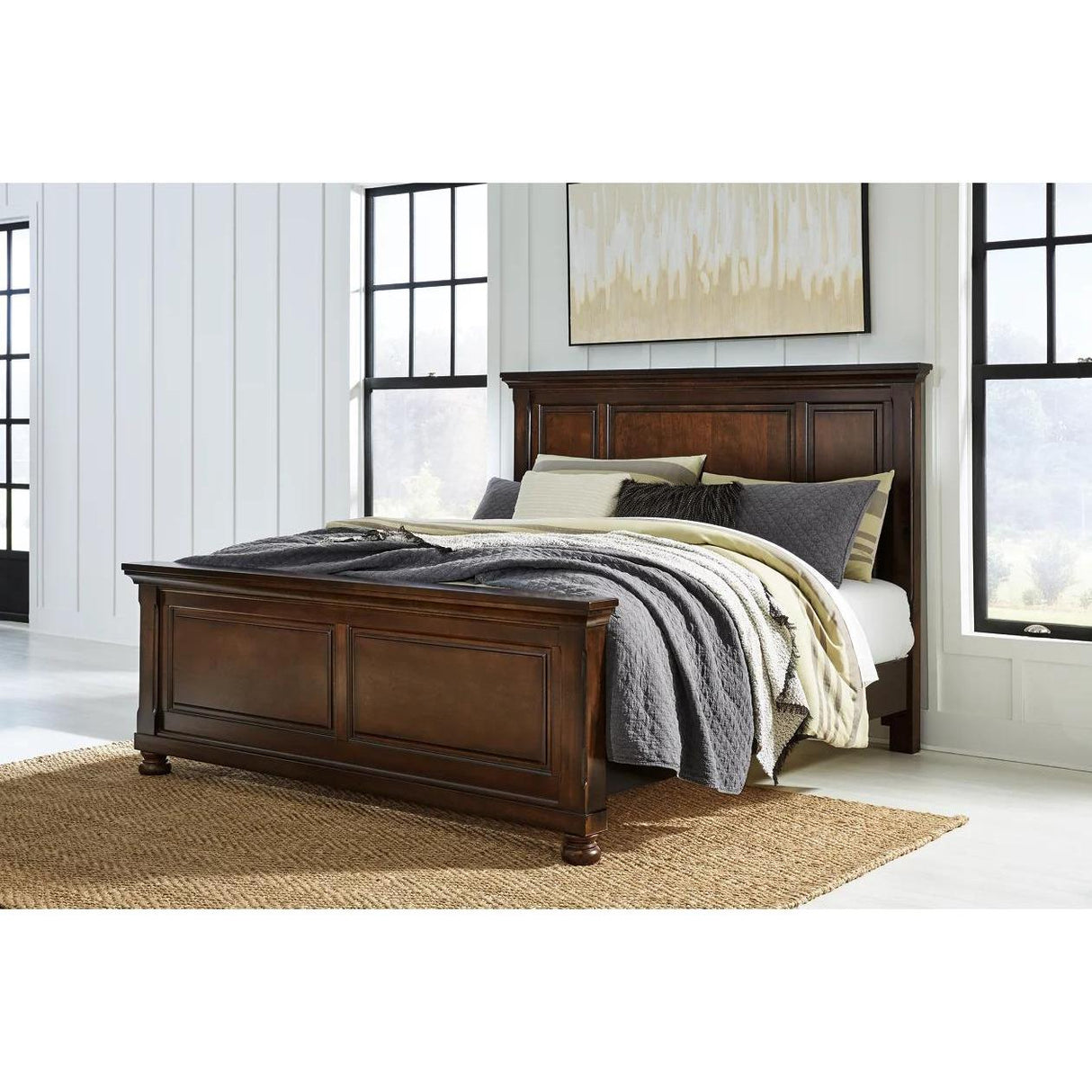  Millennium Porter B697B37 6 pc King Panel Bedroom Set IMAGE 2