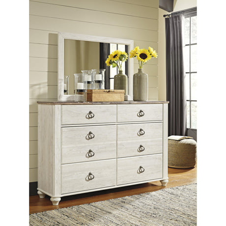  Signature Design by Ashley Willowton 6-Drawer Dresser B267-31 IMAGE 6