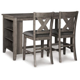  Signature Design by Ashley Caitbrook D388D5 3 pc Counter Height Dining Set IMAGE 2