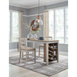  Signature Design by Ashley Skempton D394D6 3 pc Counter Height Dining Set IMAGE 1