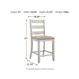  Signature Design by Ashley Skempton D394D8 7 pc Counter Height Dining Set IMAGE 12