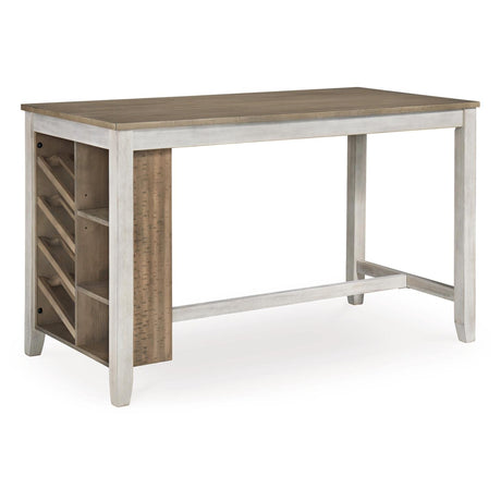  Signature Design by Ashley Skempton D394D8 7 pc Counter Height Dining Set IMAGE 2