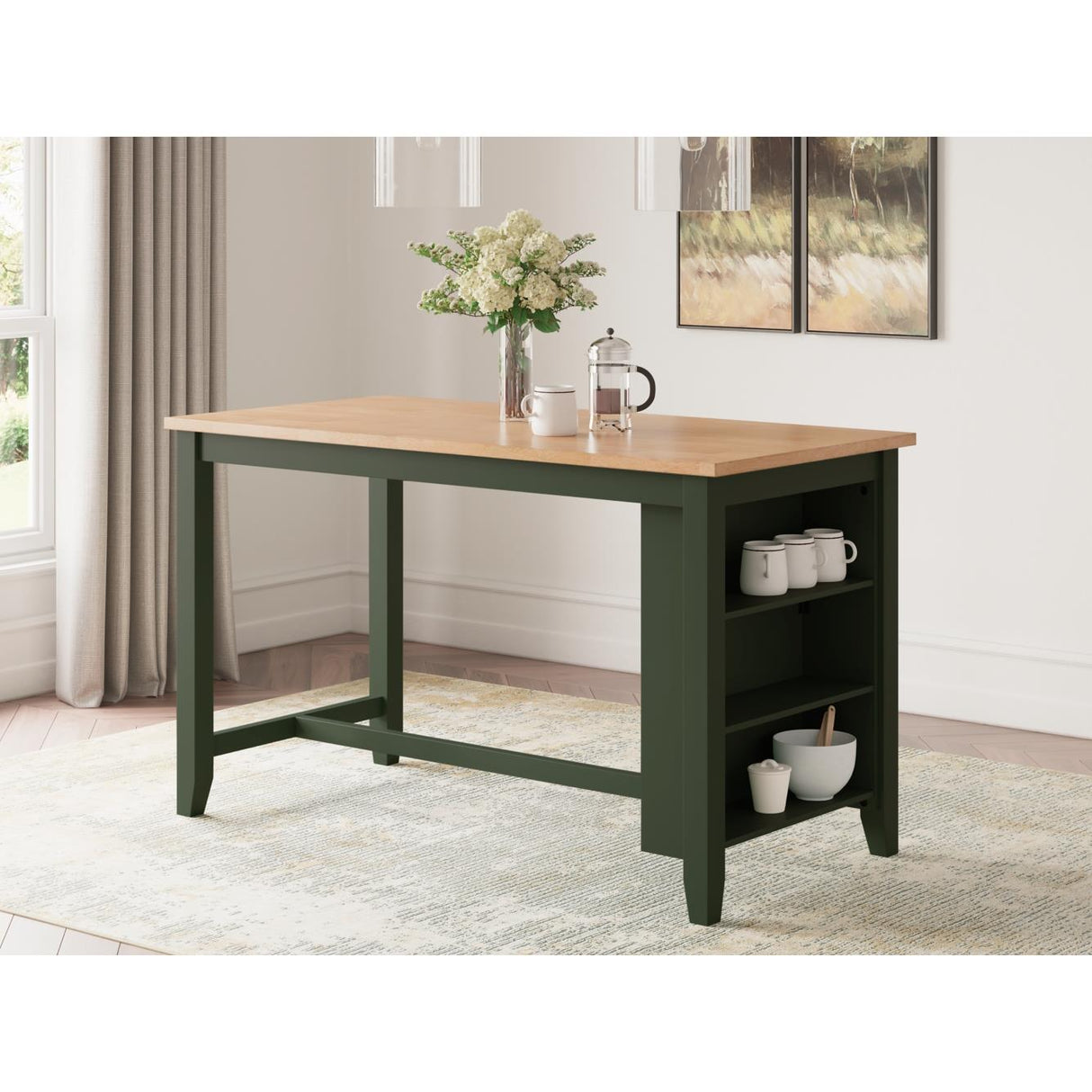  Signature Design by Ashley Gesthaven D401D3 3 pc Counter Height Dining Set IMAGE 14