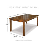  Signature Design by Ashley Ralene D594D8 4 pc Dining Set IMAGE 7