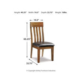  Signature Design by Ashley Ralene D594D8 4 pc Dining Set IMAGE 9