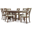  Signature Design by Ashley Moriville D631D11 7 pc Dining Set IMAGE 1