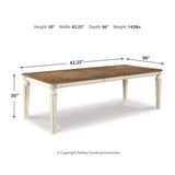  Signature Design by Ashley Realyn D743D5 9 pc Dining Set IMAGE 5
