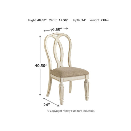  Signature Design by Ashley Realyn D743D9 9 pc Dining Set IMAGE 12