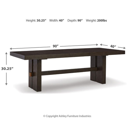  Signature Design by Ashley Burkhaus D984D7 9 pc Dining Set IMAGE 14