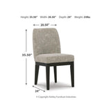  Signature Design by Ashley Burkhaus D984D7 9 pc Dining Set IMAGE 15