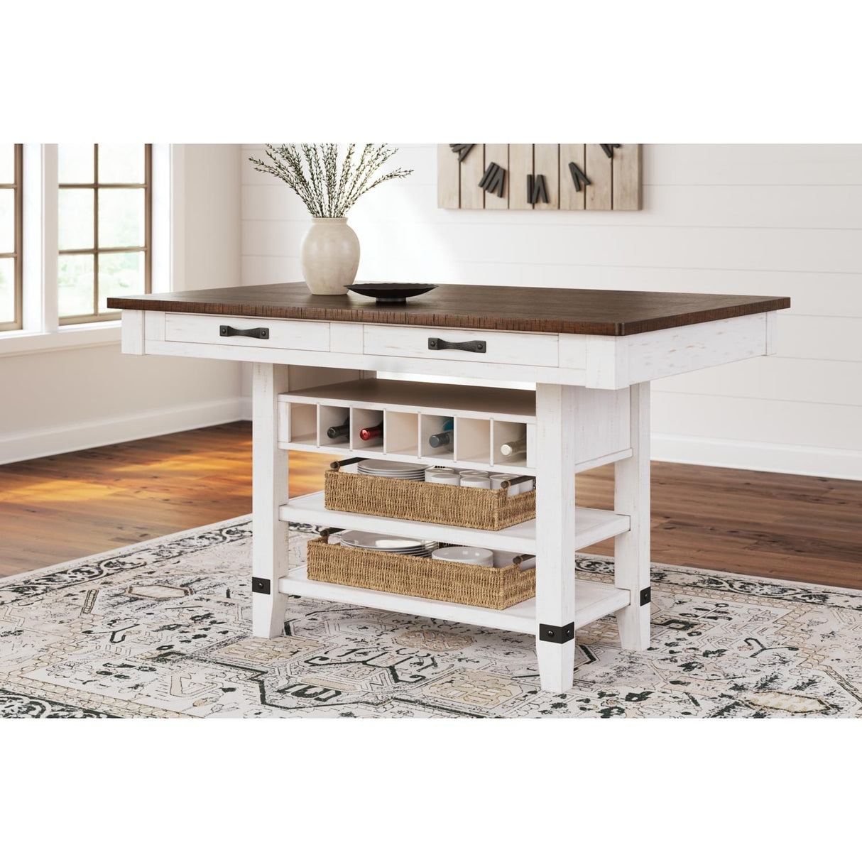  Signature Design by Ashley Valebeck D546D10 5 pc Counter Height Dining Set IMAGE 10