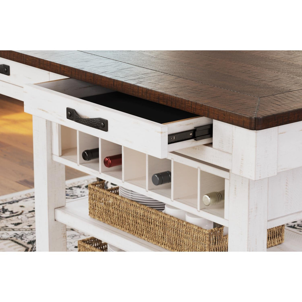  Signature Design by Ashley Valebeck D546D10 5 pc Counter Height Dining Set IMAGE 11