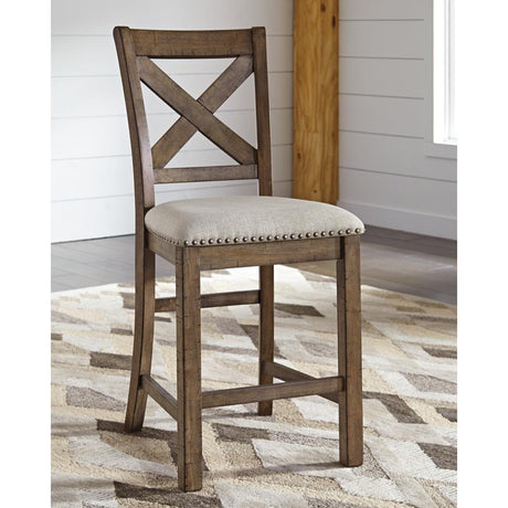  Signature Design by Ashley Moriville D631D12 9 pc Counter Height Dining Set IMAGE 11