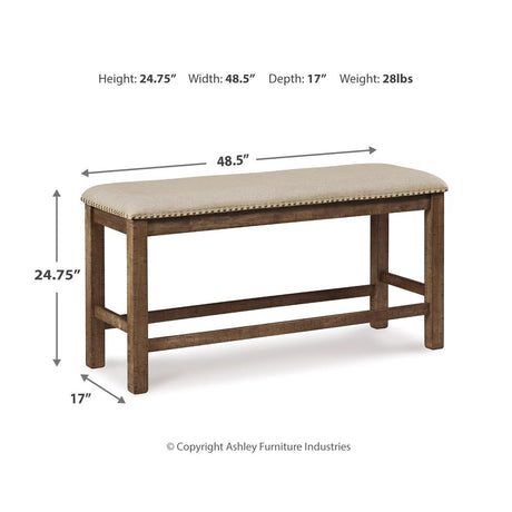  Signature Design by Ashley Moriville D631D9 4 pc Counter Height Dining Set IMAGE 6