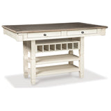  Signature Design by Ashley Bolanburg D647D12 6 pc Counter Height Dining Set IMAGE 2