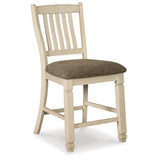  Signature Design by Ashley Bolanburg D647D12 6 pc Counter Height Dining Set IMAGE 3
