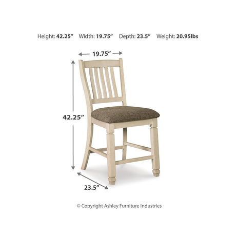  Signature Design by Ashley Bolanburg D647D21 6 pc Counter Height Dining Set IMAGE 18