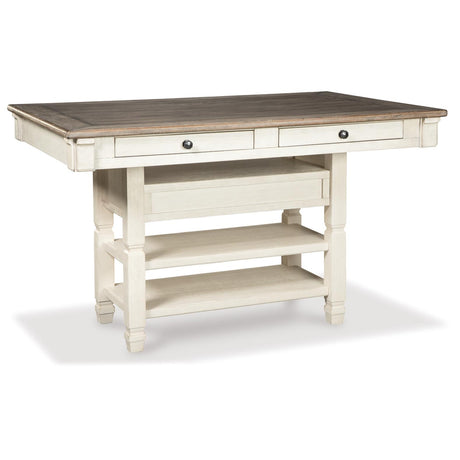  Signature Design by Ashley Bolanburg D647D21 6 pc Counter Height Dining Set IMAGE 6