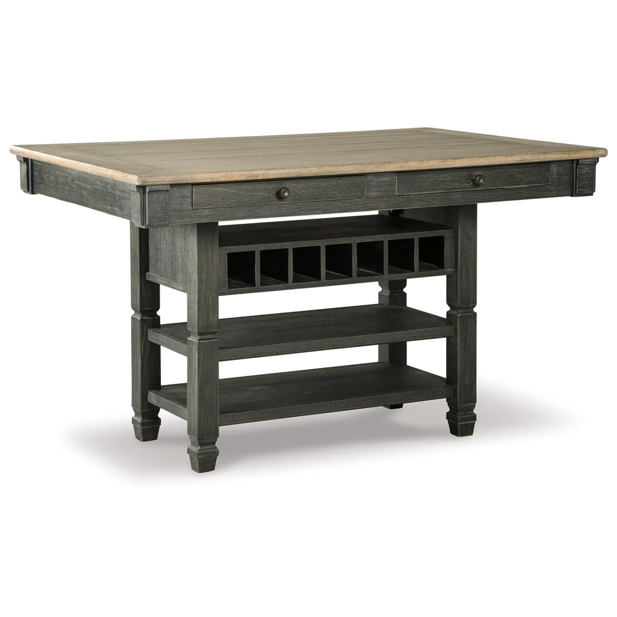  Signature Design by Ashley Tyler Creek D736D14 3 pc Counter Height Dining Set IMAGE 2