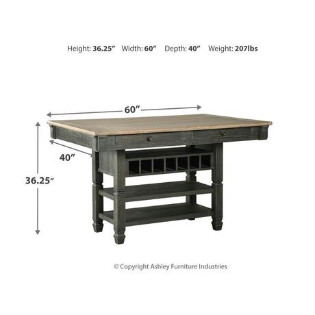  Signature Design by Ashley Tyler Creek D736D14 3 pc Counter Height Dining Set IMAGE 8