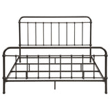  Coaster Furniture Livingston 300399KE Metal Eastern King Open Frame Bed - Dark Bronze IMAGE 2