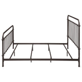 Coaster Furniture Livingston 300399KE Metal Eastern King Open Frame Bed - Dark Bronze IMAGE 4