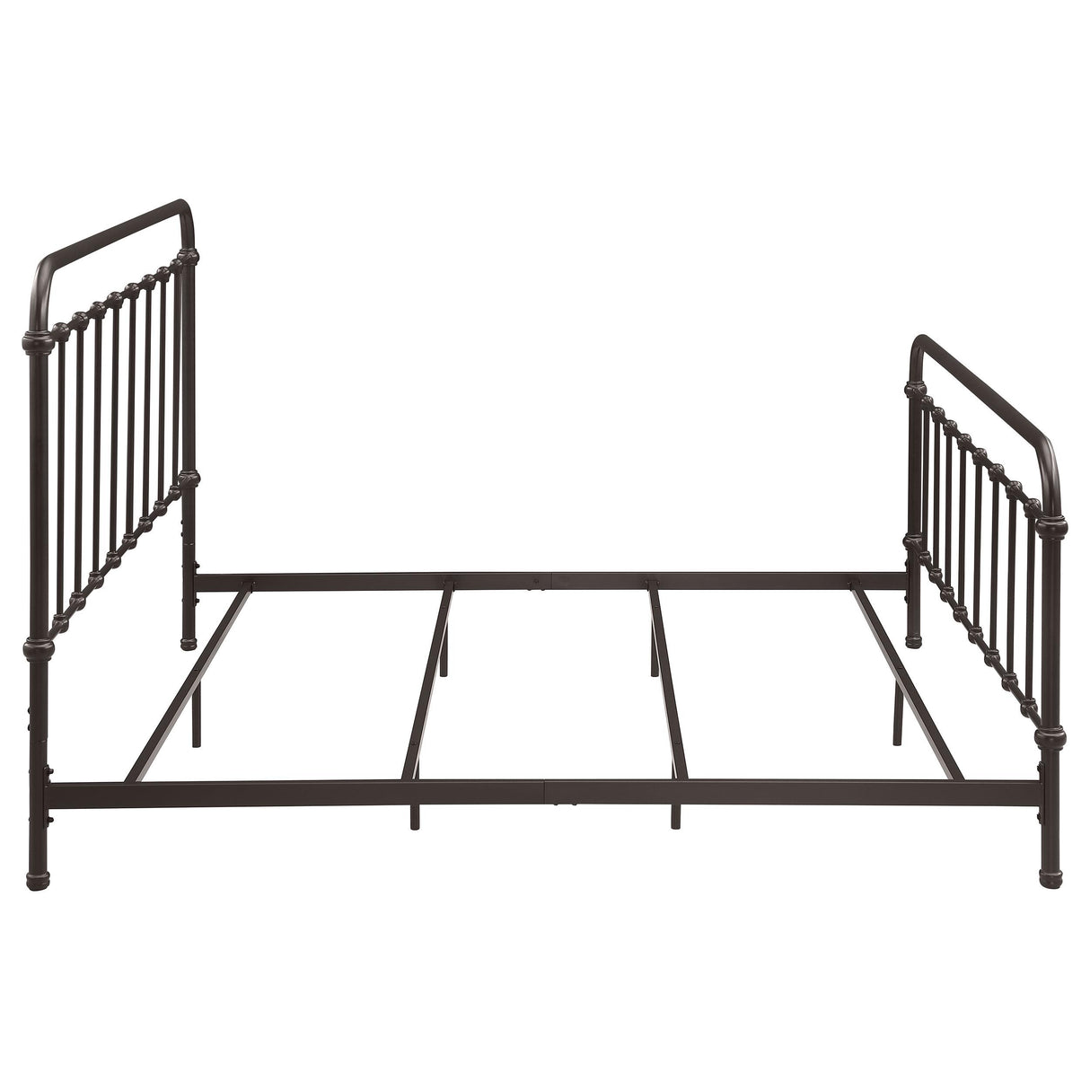  Coaster Furniture Livingston 300399KE Metal Eastern King Open Frame Bed - Dark Bronze IMAGE 7