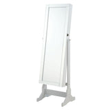  Coaster Furniture Yvonne 901866 Cheval Mirror with Jewelry Storage - Dove Grey IMAGE 1