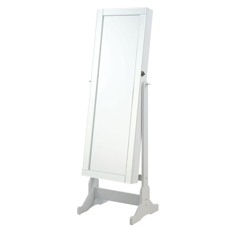  Coaster Furniture Yvonne 901866 Cheval Mirror with Jewelry Storage - Dove Grey IMAGE 1