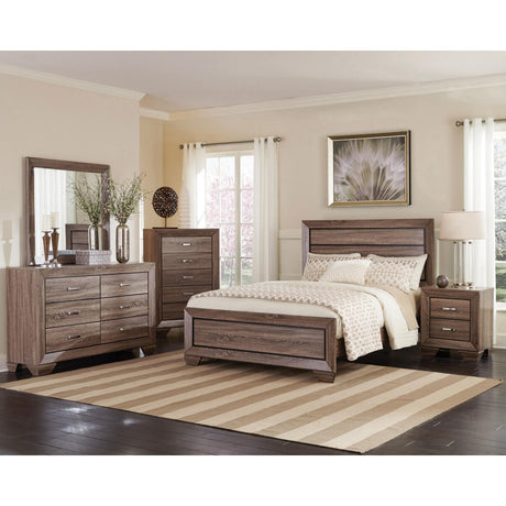  Coaster Furniture Kauffman 204193 6-Drawer Dresser - Washed Taupe IMAGE 10