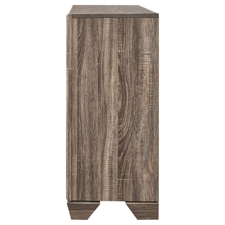  Coaster Furniture Kauffman 204193 6-Drawer Dresser - Washed Taupe IMAGE 4