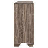  Coaster Furniture Kauffman 204193 6-Drawer Dresser - Washed Taupe IMAGE 8