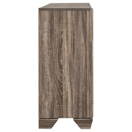  Coaster Furniture Kauffman 204193 6-Drawer Dresser - Washed Taupe IMAGE 8