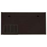  Coaster Furniture Halston 800702 47-inch 2-Drawer Office Desk with Cabinet - Cappuccino IMAGE 9