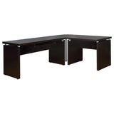  Coaster Furniture Skylar 800891 55-inch Computer Desk with Keyboard Drawer - Cappuccino IMAGE 10