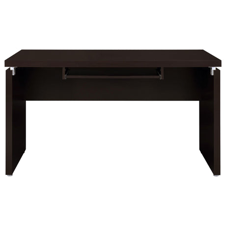  Coaster Furniture Skylar 800891 55-inch Computer Desk with Keyboard Drawer - Cappuccino IMAGE 3