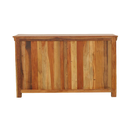  Coaster Furniture Harper 950367 3-door Solid Reclaimed Wood Accent Cabinet - Brown IMAGE 5