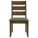  Coaster Furniture Alston 106382 Wood Dining Side Chair - Knotty Nutmeg (Set of 2) IMAGE 2