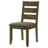  Coaster Furniture Alston 106382 Wood Dining Side Chair - Knotty Nutmeg (Set of 2) IMAGE 3