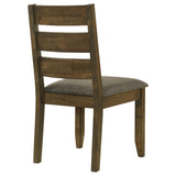  Coaster Furniture Alston 106382 Wood Dining Side Chair - Knotty Nutmeg (Set of 2) IMAGE 6