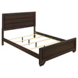  Coaster Furniture Kauffman 204391Q Wood Queen Panel Bed - Dark Cocoa IMAGE 1